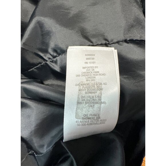 Susan Black Waterproof Hooded Jacket W/ Pockets & Snap Closure Size XS - Picture 10 of 13